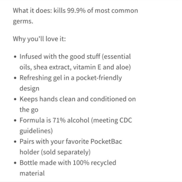 🐕‍🦺🤲NWT‼️BBW Wearable Doggie Holder w/ Clean-up Baggies w/ 5pk of Sanitizers - Picture 11 of 12